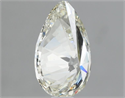 Natural Diamond 1.00 Carats, Pear with  Cut, J Color, SI1 Clarity and Certified by IGI