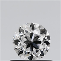 Natural Diamond 0.50 Carats, Round with Good Cut, D Color, SI1 Clarity and Certified by GIA