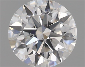 Picture of Natural Diamond 0.40 Carats, Round with Excellent Cut, E Color, VS1 Clarity and Certified by GIA