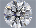 Natural Diamond 0.40 Carats, Round with Very Good Cut, J Color, VS1 Clarity and Certified by GIA