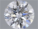 Natural Diamond 0.40 Carats, Round with Excellent Cut, D Color, VVS2 Clarity and Certified by GIA