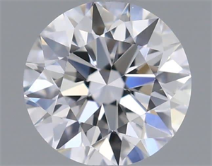 Picture of Natural Diamond 0.40 Carats, Round with Excellent Cut, D Color, VVS2 Clarity and Certified by GIA