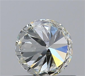 Picture of Natural Diamond 0.44 Carats, Round with Excellent Cut, I Color, IF Clarity and Certified by IGI