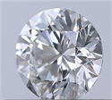 Natural Diamond 0.40 Carats, Round with Excellent Cut, E Color, VS2 Clarity and Certified by IGI