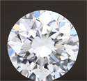 Natural Diamond 2.01 Carats, Round with Very Good Cut, D Color, SI1 Clarity and Certified by GIA