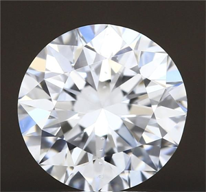 Picture of Natural Diamond 2.01 Carats, Round with Very Good Cut, D Color, SI1 Clarity and Certified by GIA