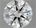 Natural Diamond 2.00 Carats, Round with Excellent Cut, F Color, IF Clarity and Certified by IGI