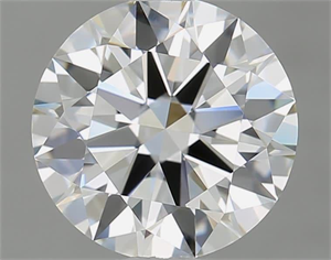 Picture of Natural Diamond 2.00 Carats, Round with Excellent Cut, F Color, IF Clarity and Certified by IGI