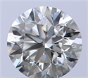 Natural Diamond 0.40 Carats, Round with Excellent Cut, I Color, VVS1 Clarity and Certified by IGI