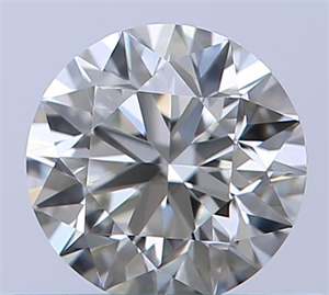 Picture of Natural Diamond 0.40 Carats, Round with Excellent Cut, I Color, VVS1 Clarity and Certified by IGI