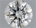 Natural Diamond 0.46 Carats, Round with Excellent Cut, H Color, SI1 Clarity and Certified by IGI