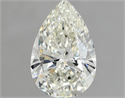 Natural Diamond 1.20 Carats, Pear with  Cut, I Color, VVS1 Clarity and Certified by IGI