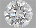 Natural Diamond 1.30 Carats, Round with Excellent Cut, F Color, VVS1 Clarity and Certified by GIA