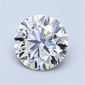 Picture of Natural Diamond 1.40 Carats, Round with Very Good Cut, D Color, VS1 Clarity and Certified by GIA