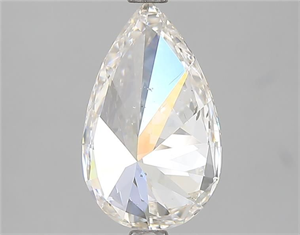 Picture of Natural Diamond 2.02 Carats, Pear with  Cut, H Color, SI1 Clarity and Certified by IGI