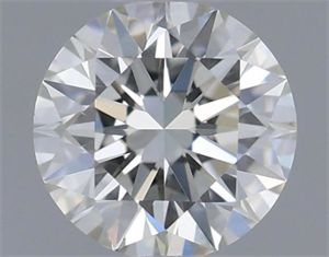 Picture of Natural Diamond 0.40 Carats, Round with Excellent Cut, H Color, VS1 Clarity and Certified by IGI