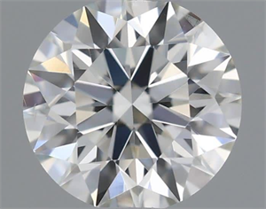 Picture of Natural Diamond 0.41 Carats, Round with Excellent Cut, H Color, VS2 Clarity and Certified by IGI