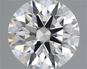 Picture of Natural Diamond 0.41 Carats, Round with Excellent Cut, H Color, VS2 Clarity and Certified by IGI