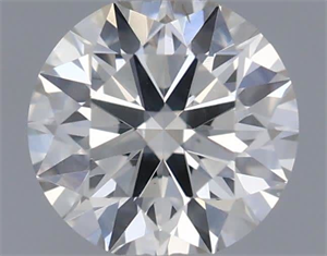 Picture of Natural Diamond 0.42 Carats, Round with Excellent Cut, H Color, SI1 Clarity and Certified by IGI