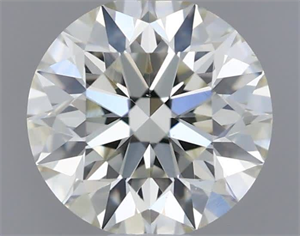 Picture of Natural Diamond 0.42 Carats, Round with Excellent Cut, I Color, VS1 Clarity and Certified by IGI