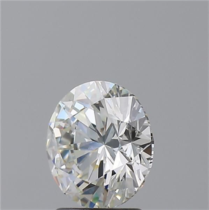 Picture of Natural Diamond 2.00 Carats, Round with Excellent Cut, H Color, VVS2 Clarity and Certified by GIA