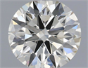 Natural Diamond 0.43 Carats, Round with Excellent Cut, J Color, SI1 Clarity and Certified by IGI