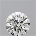 Natural Diamond 0.50 Carats, Round with Excellent Cut, J Color, SI2 Clarity and Certified by GIA