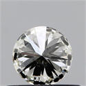 Natural Diamond 0.40 Carats, Round with Excellent Cut, J Color, VS1 Clarity and Certified by IGI