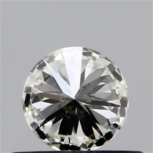 Picture of Natural Diamond 0.40 Carats, Round with Excellent Cut, J Color, VS1 Clarity and Certified by IGI