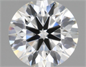 Natural Diamond 0.52 Carats, Round with Excellent Cut, H Color, VS1 Clarity and Certified by IGI