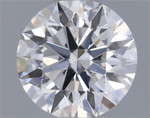 Picture of Natural Diamond 0.41 Carats, Round with Excellent Cut, E Color, SI1 Clarity and Certified by GIA