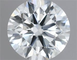 Picture of Natural Diamond 0.43 Carats, Round with Excellent Cut, F Color, VS1 Clarity and Certified by GIA