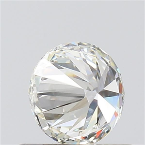 Picture of Natural Diamond 0.45 Carats, Round with Excellent Cut, I Color, VVS2 Clarity and Certified by GIA