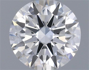 Picture of Natural Diamond 0.41 Carats, Round with Excellent Cut, E Color, SI1 Clarity and Certified by GIA