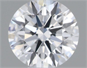 Natural Diamond 0.40 Carats, Round with Excellent Cut, D Color, VS2 Clarity and Certified by GIA