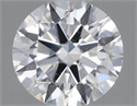 Natural Diamond 0.44 Carats, Round with Excellent Cut, F Color, SI1 Clarity and Certified by GIA