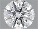 Natural Diamond 0.43 Carats, Round with Excellent Cut, F Color, SI1 Clarity and Certified by GIA