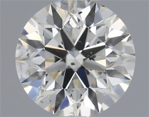 Picture of Natural Diamond 0.41 Carats, Round with Excellent Cut, I Color, SI1 Clarity and Certified by IGI