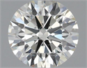 Natural Diamond 0.55 Carats, Round with Excellent Cut, J Color, SI1 Clarity and Certified by IGI