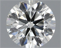 Natural Diamond 0.50 Carats, Round with Excellent Cut, I Color, VS1 Clarity and Certified by IGI