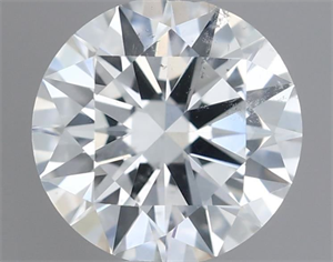 Picture of Natural Diamond 0.47 Carats, Round with Excellent Cut, E Color, SI2 Clarity and Certified by GIA