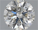 Natural Diamond 0.61 Carats, Round with Excellent Cut, H Color, SI2 Clarity and Certified by IGI