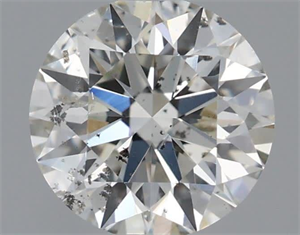 Picture of Natural Diamond 0.61 Carats, Round with Excellent Cut, H Color, SI2 Clarity and Certified by IGI