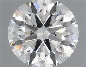 Picture of Natural Diamond 0.41 Carats, Round with Excellent Cut, G Color, VS2 Clarity and Certified by IGI