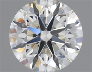 Picture of Natural Diamond 0.50 Carats, Round with Excellent Cut, I Color, VS2 Clarity and Certified by IGI