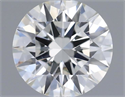 Natural Diamond 0.46 Carats, Round with Excellent Cut, H Color, VS2 Clarity and Certified by IGI