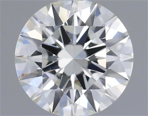 Picture of Natural Diamond 0.46 Carats, Round with Excellent Cut, H Color, VS2 Clarity and Certified by IGI