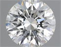 Natural Diamond 0.40 Carats, Round with Excellent Cut, H Color, SI1 Clarity and Certified by IGI