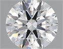 Natural Diamond 0.41 Carats, Round with Excellent Cut, H Color, SI1 Clarity and Certified by IGI