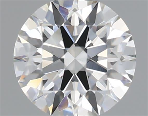 Picture of Natural Diamond 0.41 Carats, Round with Excellent Cut, H Color, SI1 Clarity and Certified by IGI